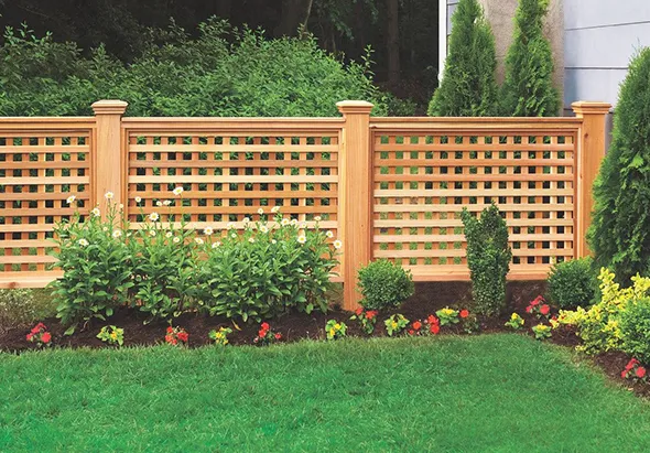 Custom wood fencing design and installation services.