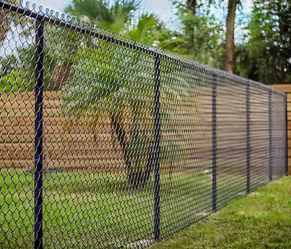 Residential chain link fence services – installation and repair for homes.