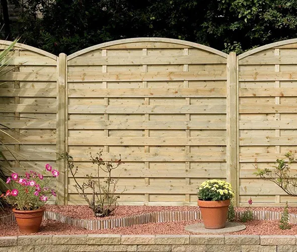 Wood fence installation experts offer custom fencing solutions.